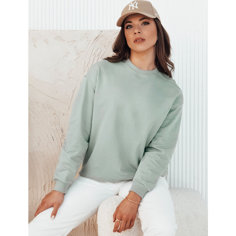 Svetlozelená dámska basic mikina SWAN BY1293 57236362