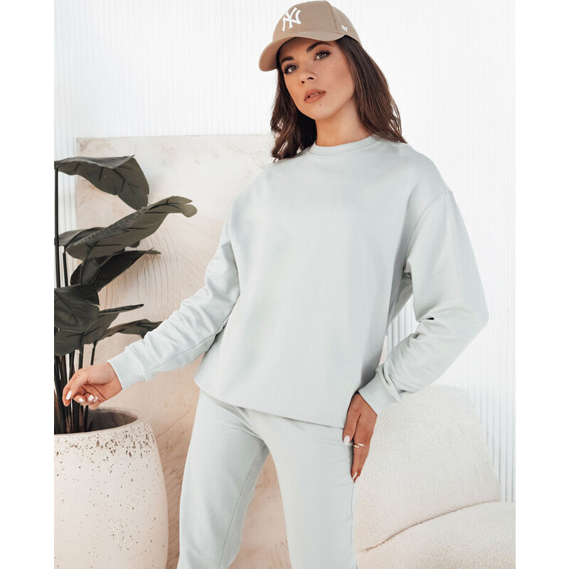 Mintová dámska basic mikina SWAN BY1289 57236359