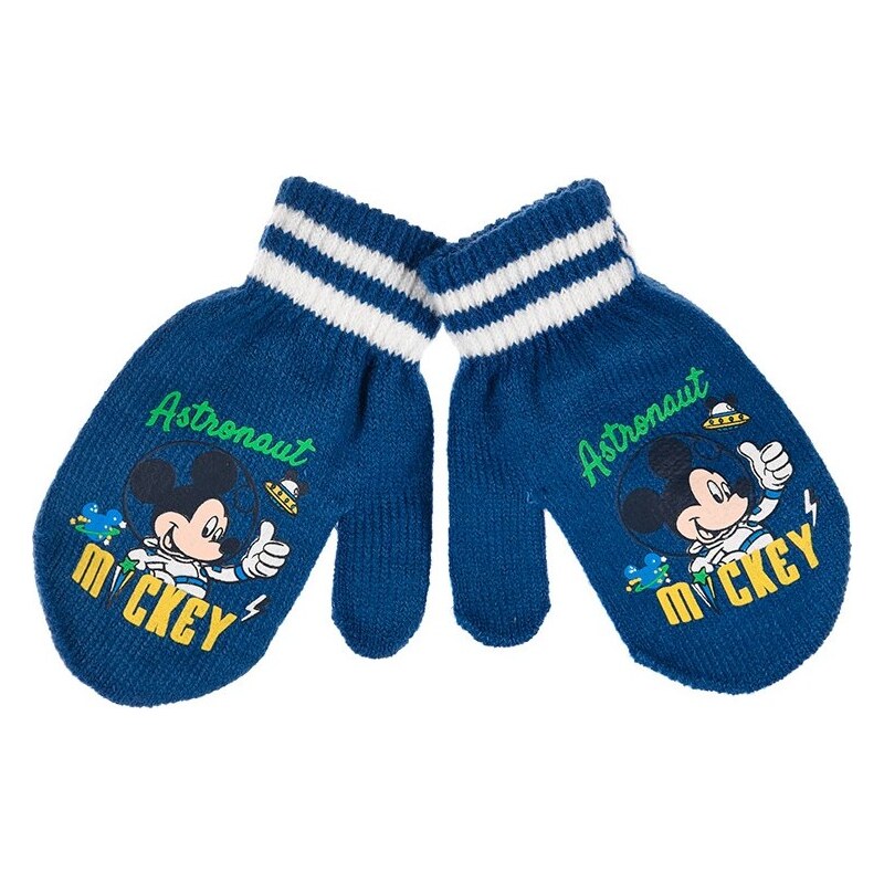 Tmavomodré chlapčenské palčiaky Mickey Mouse 65151412