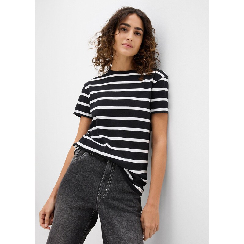 bonprix Tričko z bio bavlny (2ks v balení), farba čierna 62471063