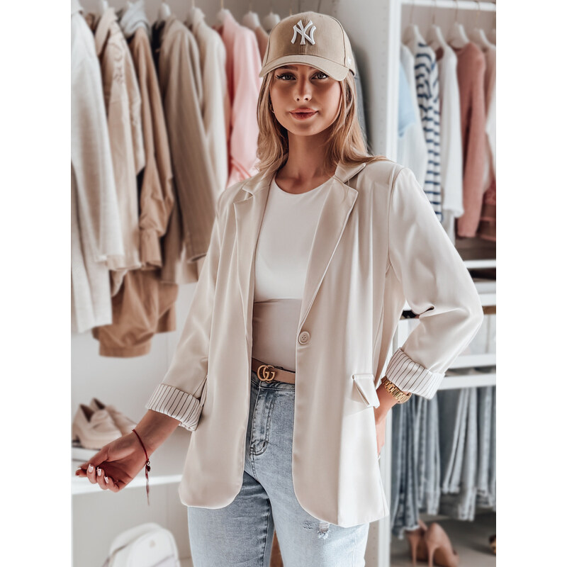 BASIC Smotanový dámsky blejzer RESIDAL PY0122 62516746