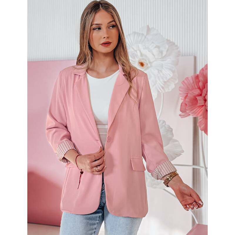 BASIC Ružový dámsky blejzer RESIDAL PY0123 62516750