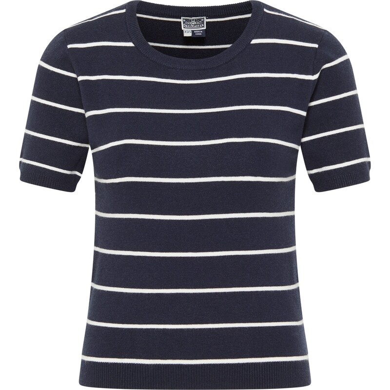 DreiMaster Maritim Sveter námornícka modrá / biela ako vlna 63219014