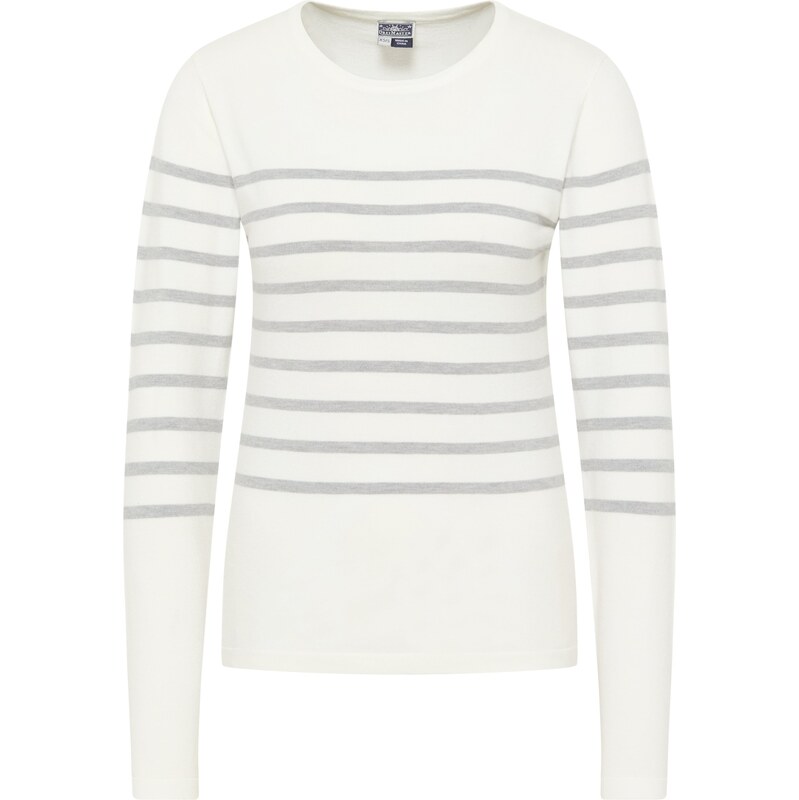 DreiMaster Maritim Sveter sivá / biela 63143827