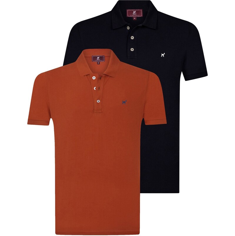 Williot Tričko tmavooranžová / čierna 65645789