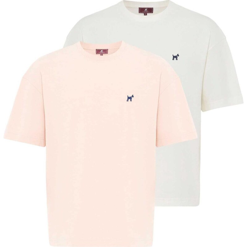 Williot Tričko mätová / pastelovo ružová 63087458