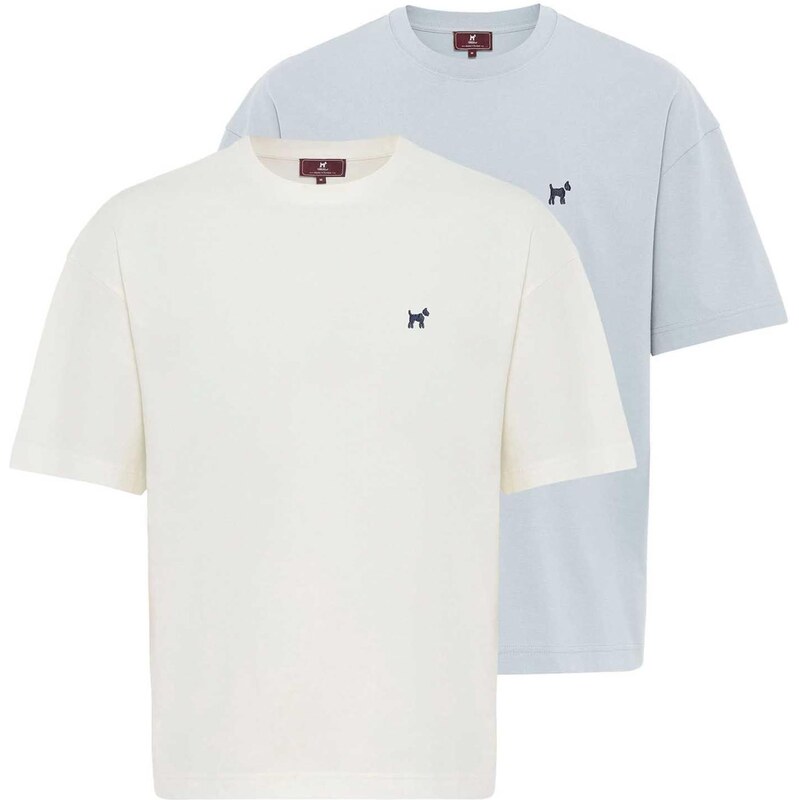 Williot Tričko svetlomodrá / biela 63087467