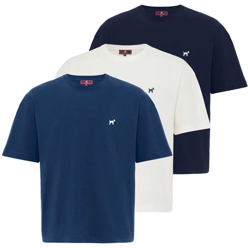 Williot Tričko námornícka modrá / námornícka modrá / biela 63087471