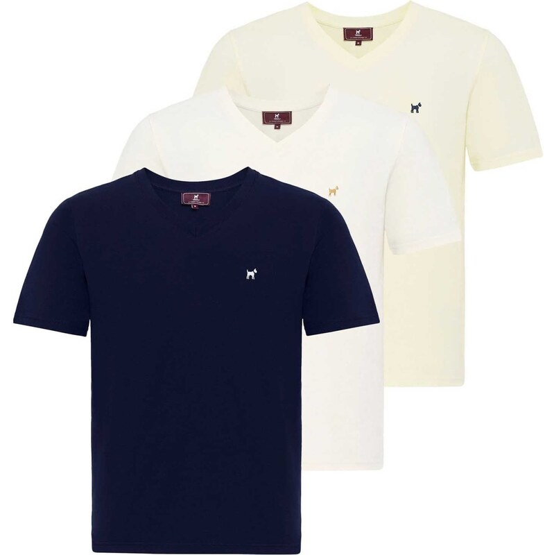 Williot Tričko námornícka modrá / žltá / biela 63158057