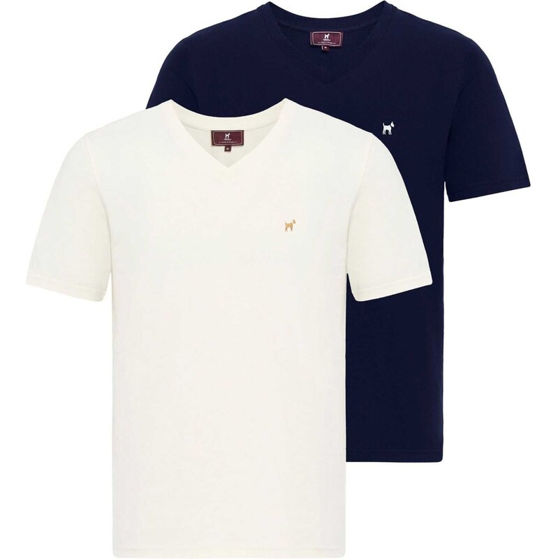 Williot Tričko námornícka modrá / biela 63087481