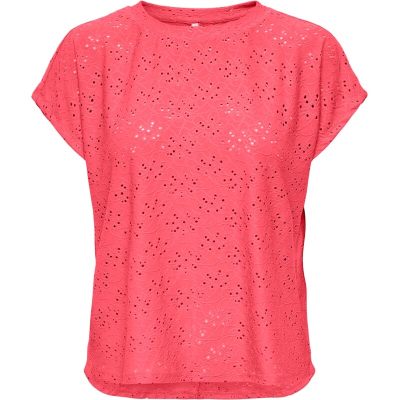 ONLY Tričko ONLSMILLA koralová 62662853