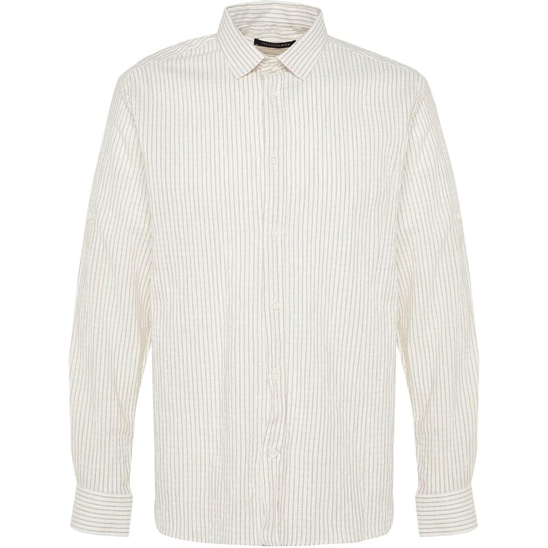 Trendyol Košeľa béžová / farba ťavej srsti 63160212