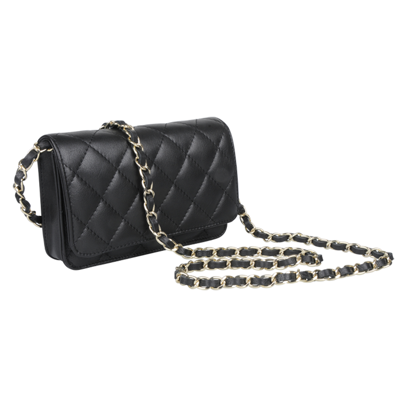 Čierna kožená talianska crossbody kabelka Milva Nera NovaKabelka.sk 60720875