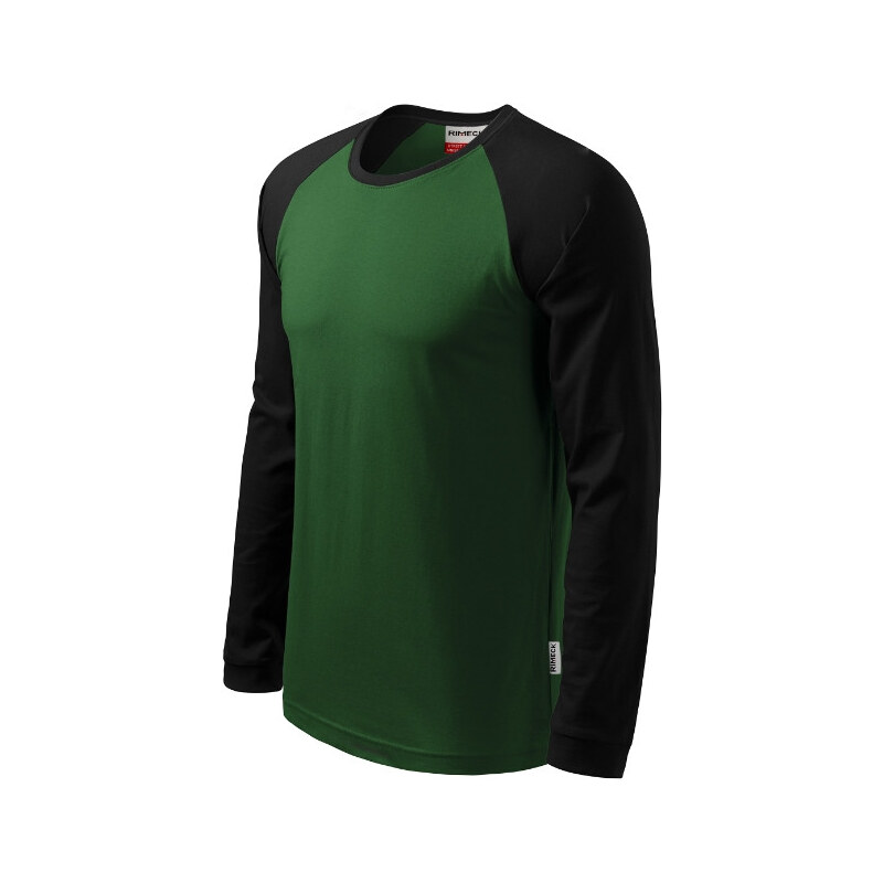 MALFINI, a.s. Street LS Tričko unisex fľaša zelená 62483227