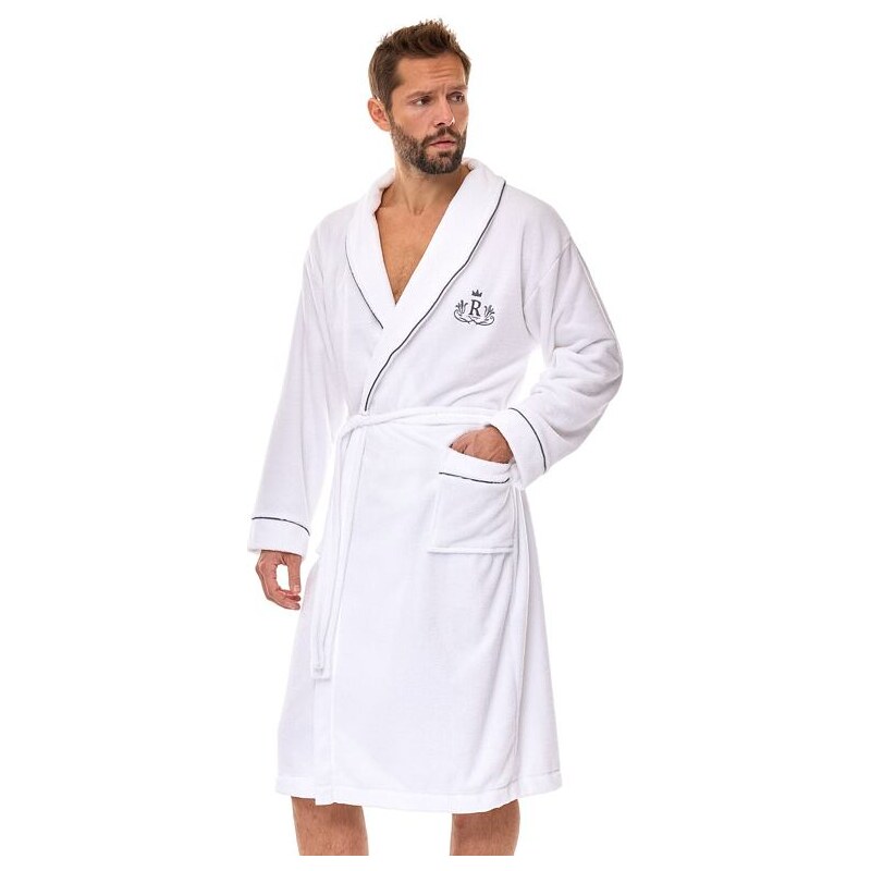 L&L Froté pánsky župan Rafael biely bez kapucne 62546631