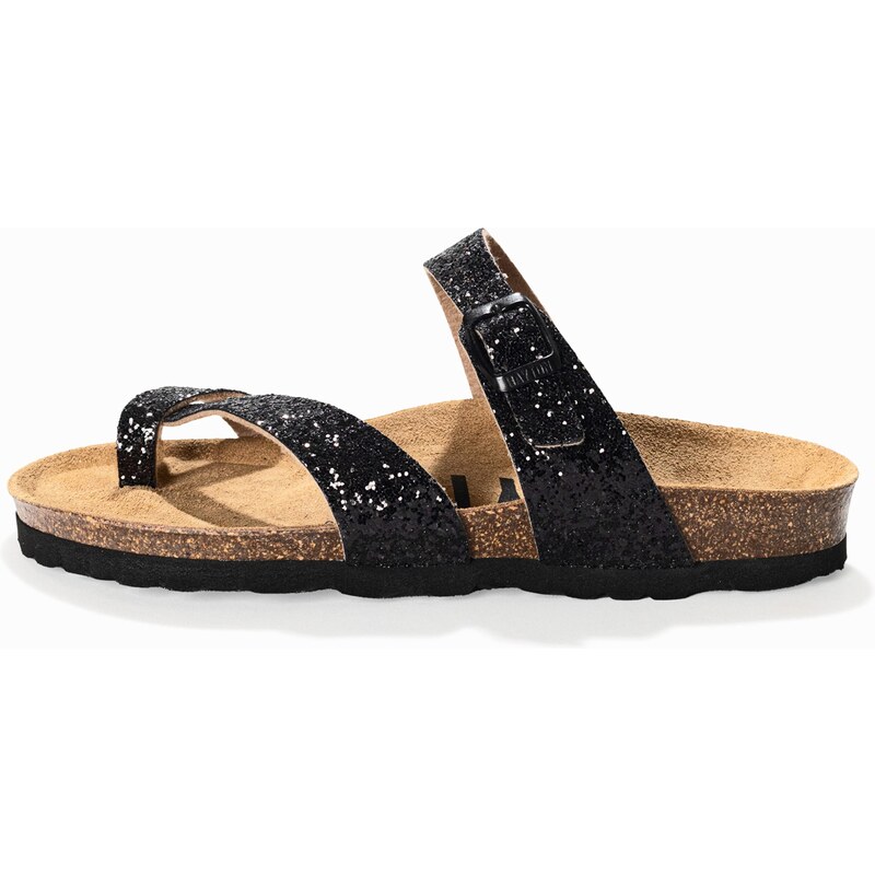 Bayton Šľapky Diane hnedá / čierna 62477275