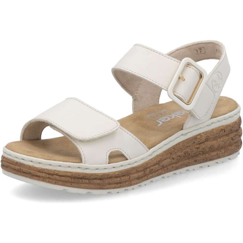E-shop Dámske sandále RIEKER 62760-60 béžová S6