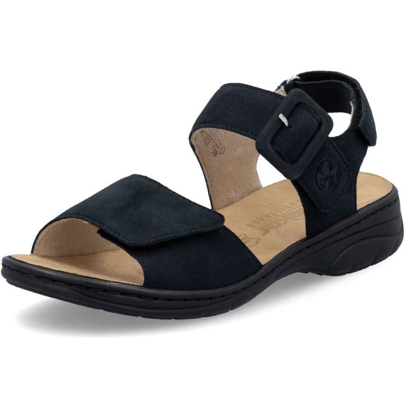 E-shop Dámske sandále RIEKER 64588-14 modrá S5