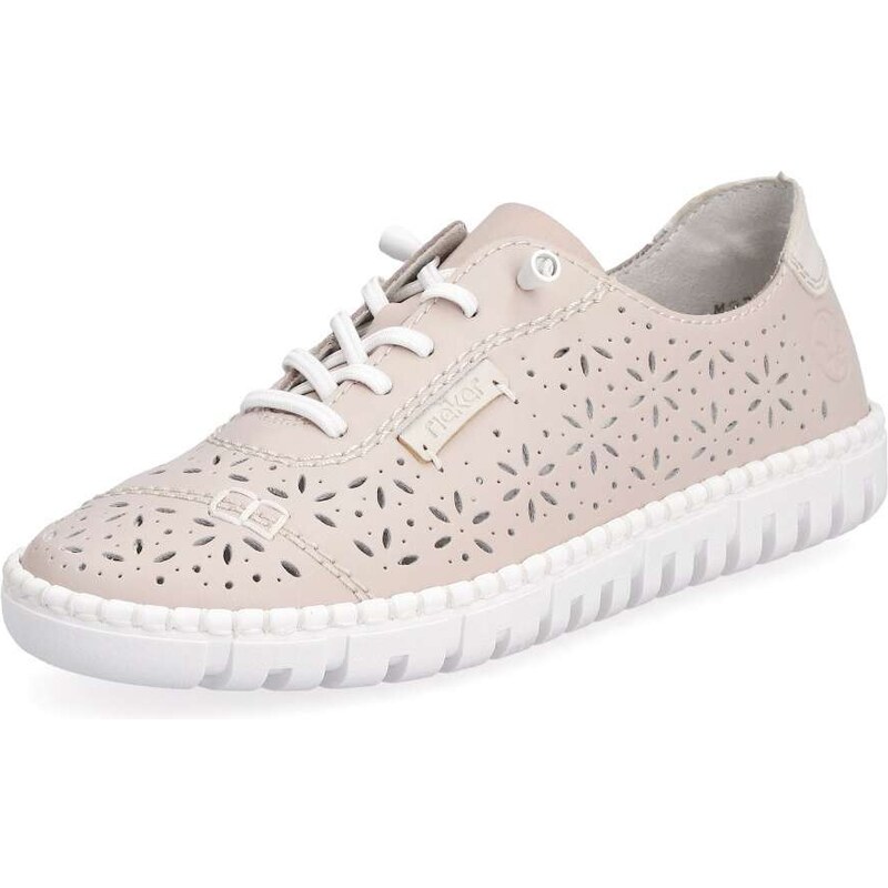 Dámske poltopánky RIEKER M2354-31 ružová S6 49658173