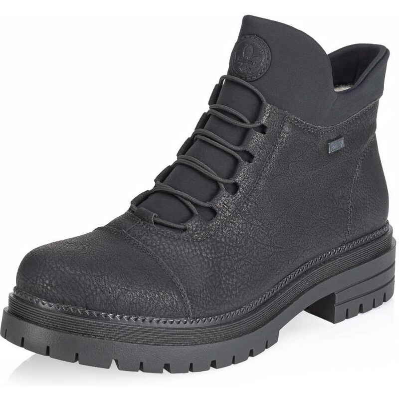 Dámska členková obuv RIEKER Y3163-00 čierna W5 27956947