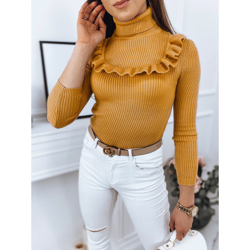 BASIC Žltý rolák s volánom NOAH MY1408 30320096