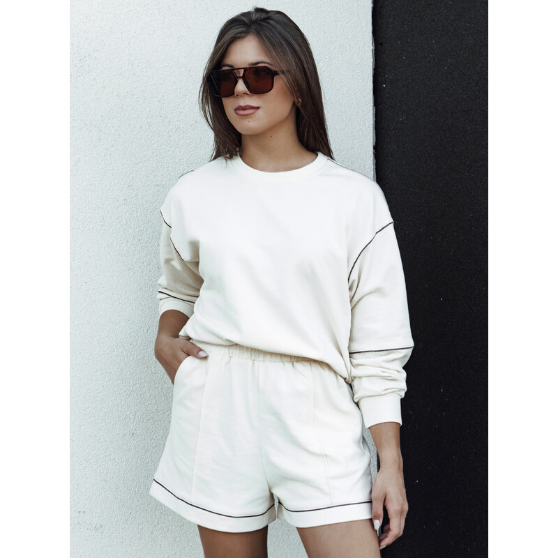 BASIC Smotanová súprava mikiny a kraťasov PULGAR AY1054 54601866