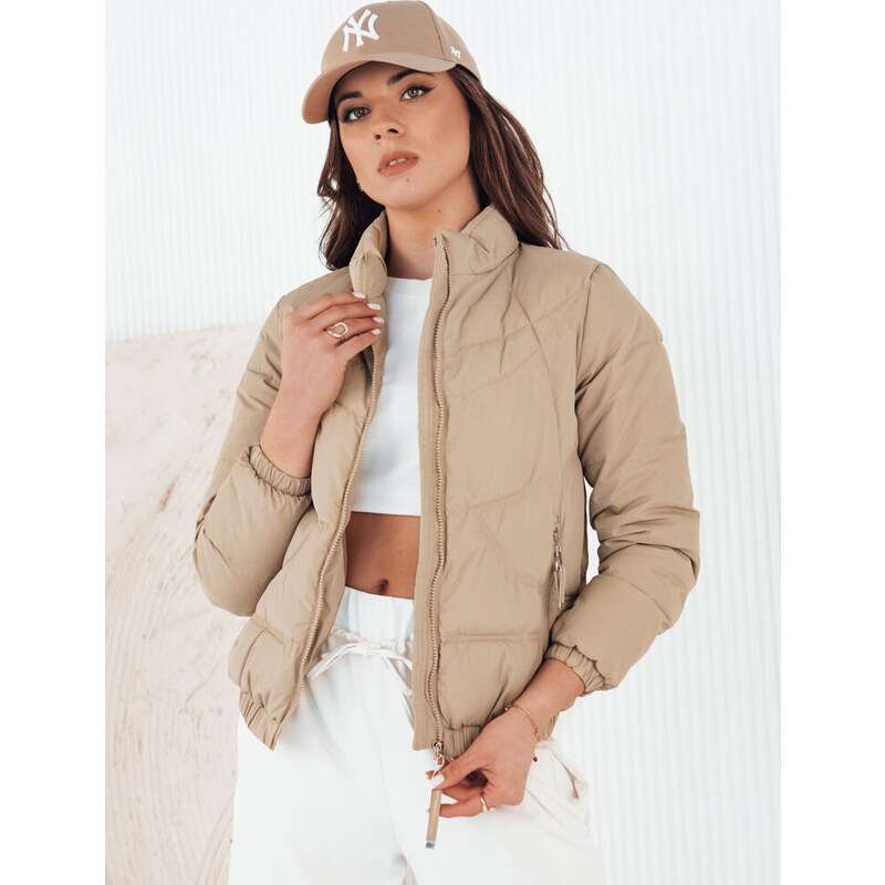 BASIC Béžová prešívaná bunda SALECA TY4251 49950934
