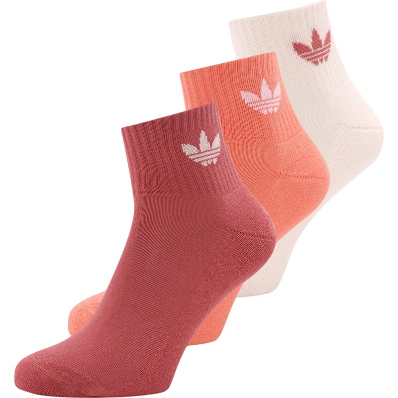 ADIDAS ORIGINALS Ponožky svetlobéžová / koralová / burgundská 62519072