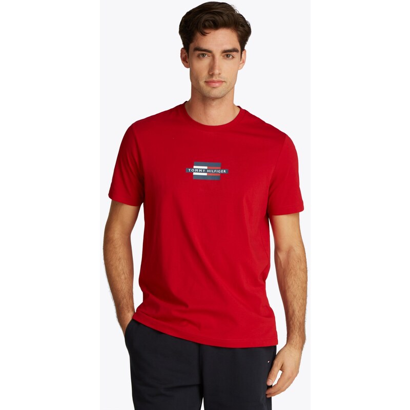 Tommy Hilfiger Flag Box Tee RED 62516843
