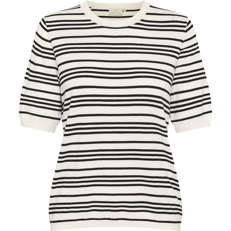 Kaffe Sveter Lizza čierna / šedobiela 62519737