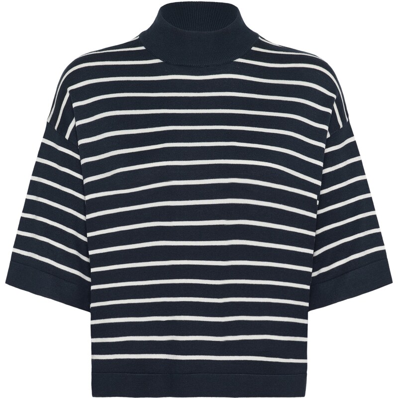 Kaffe Sveter Lizza námornícka modrá / biela 62519748