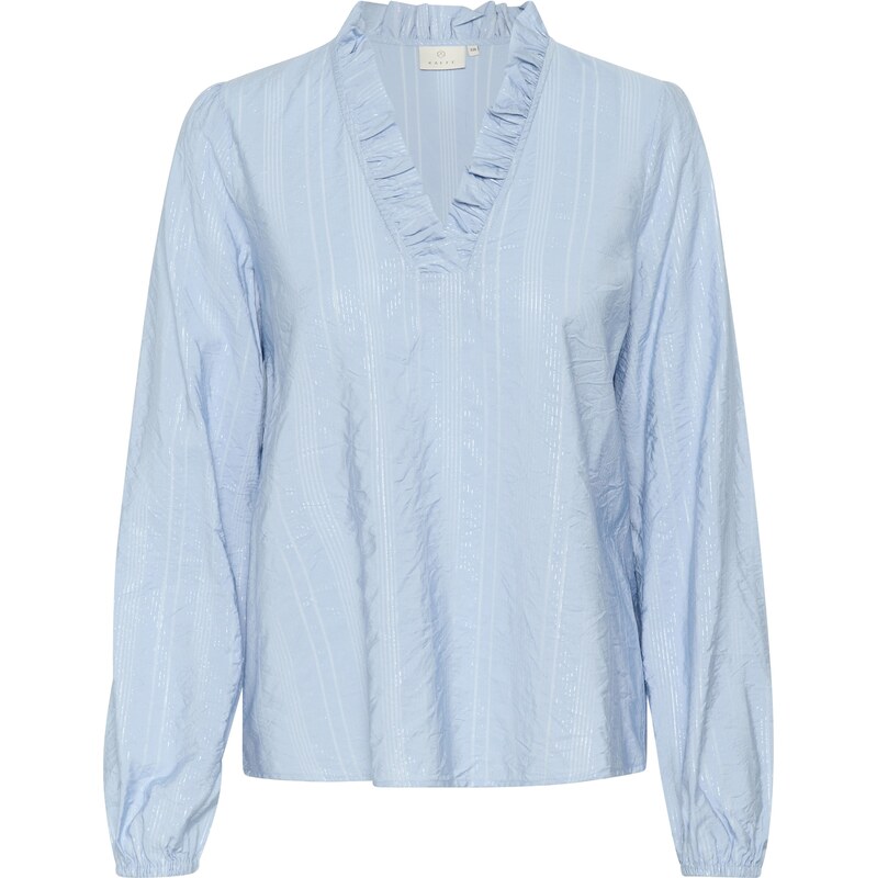 Kaffe Blúzka Sanni pastelovo modrá / svetlomodrá 62519764