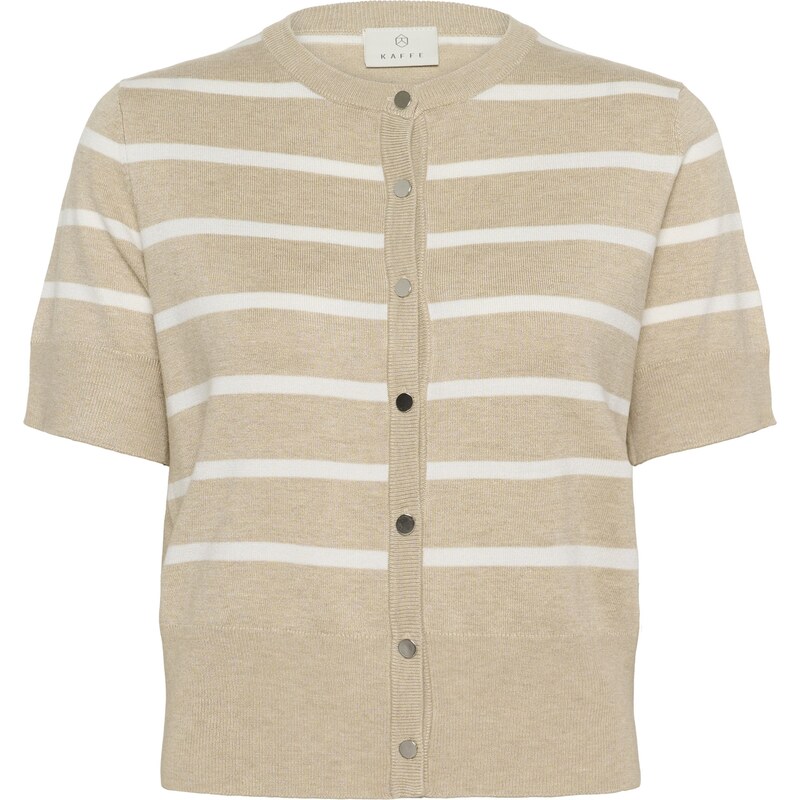 Kaffe Kardigán Lizza béžová melírovaná / biela 62519755