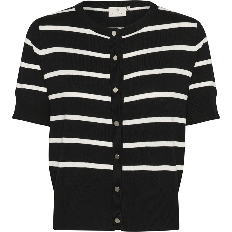 Kaffe Kardigán Lizza čierna / biela 62519769