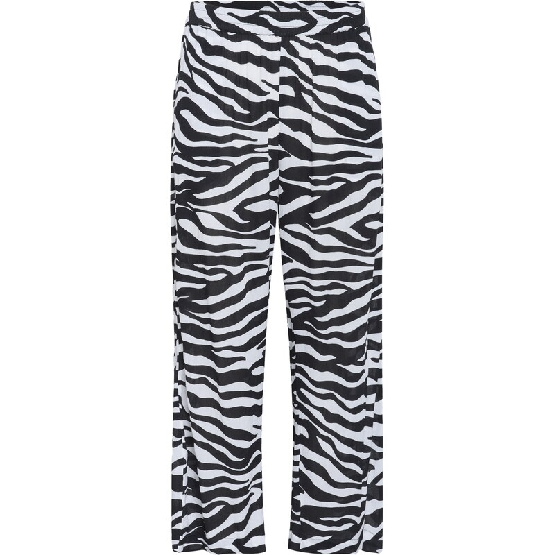 Kaffe Nohavice Dacia čierna / biela 62519785