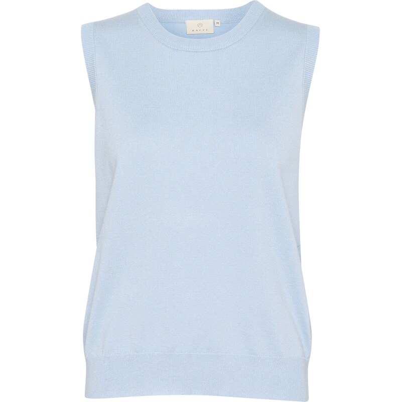 Kaffe Vyšívaný top Lizza nebesky modrá 62519815
