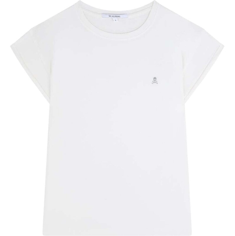 Scalpers Tričko šedobiela 62519335