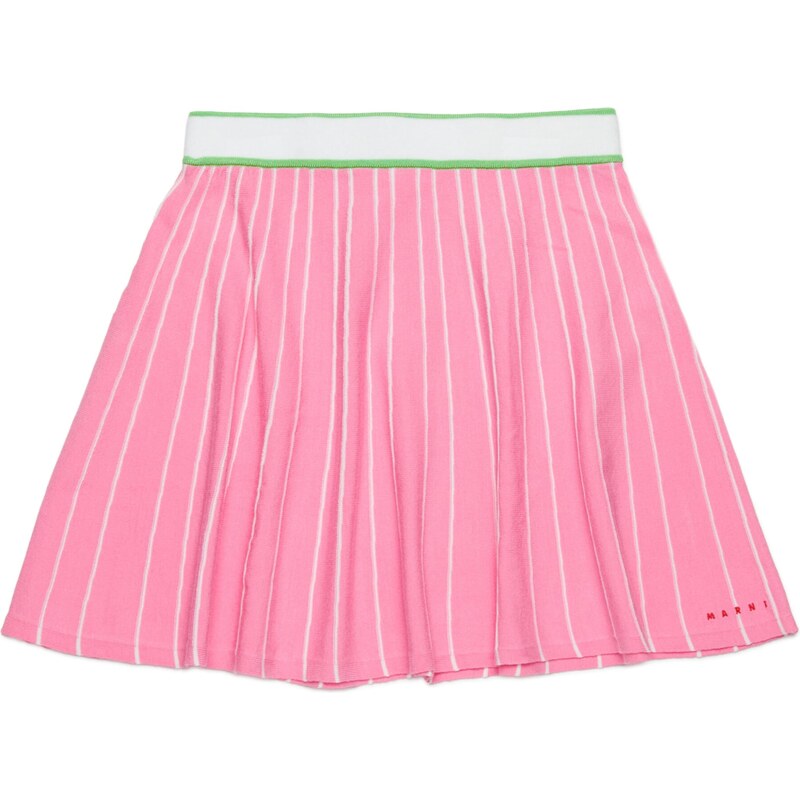 Marni Sukňa svetlozelená / svetloružová / šedobiela 63212961