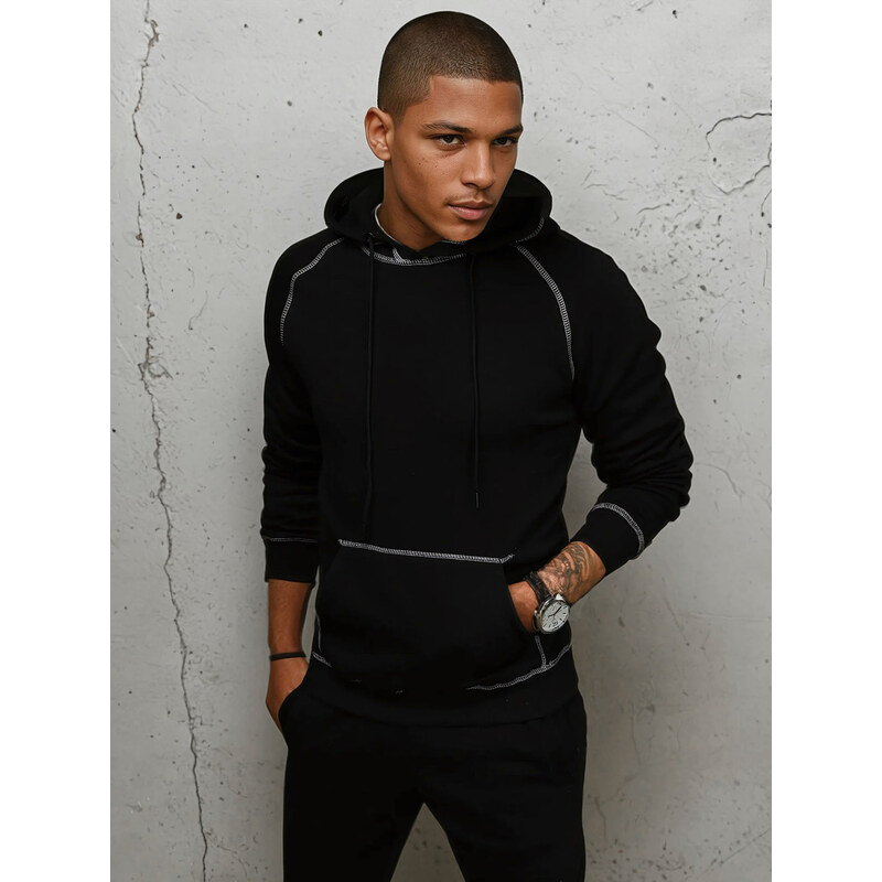 BASIC Čierna originálna mikina s kapucňou BX5515 37515300