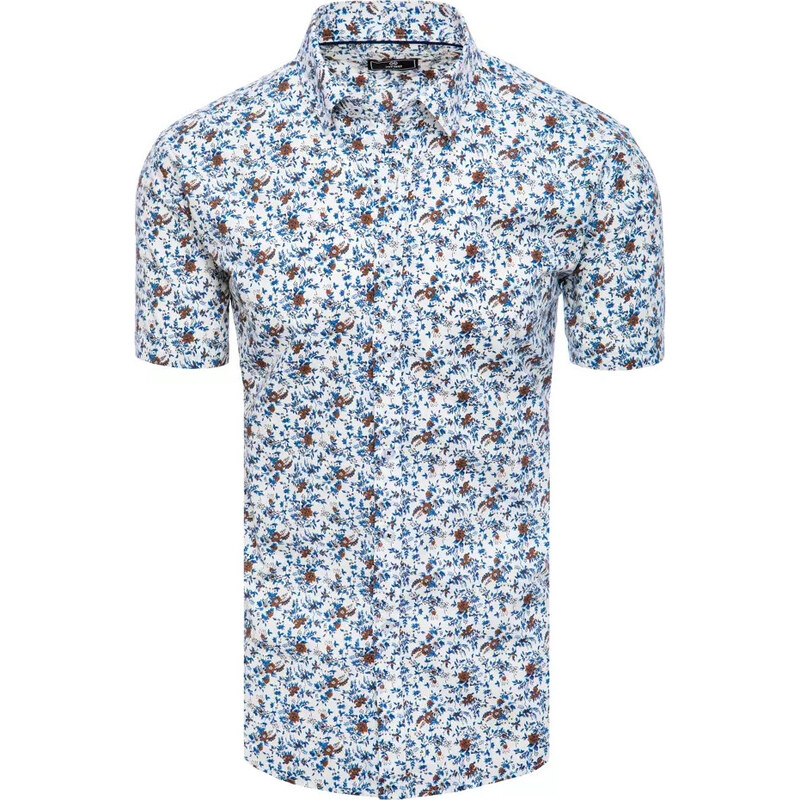 BASIC Pánska košeľa so vzorom drobných kvetov KX1011 42136720