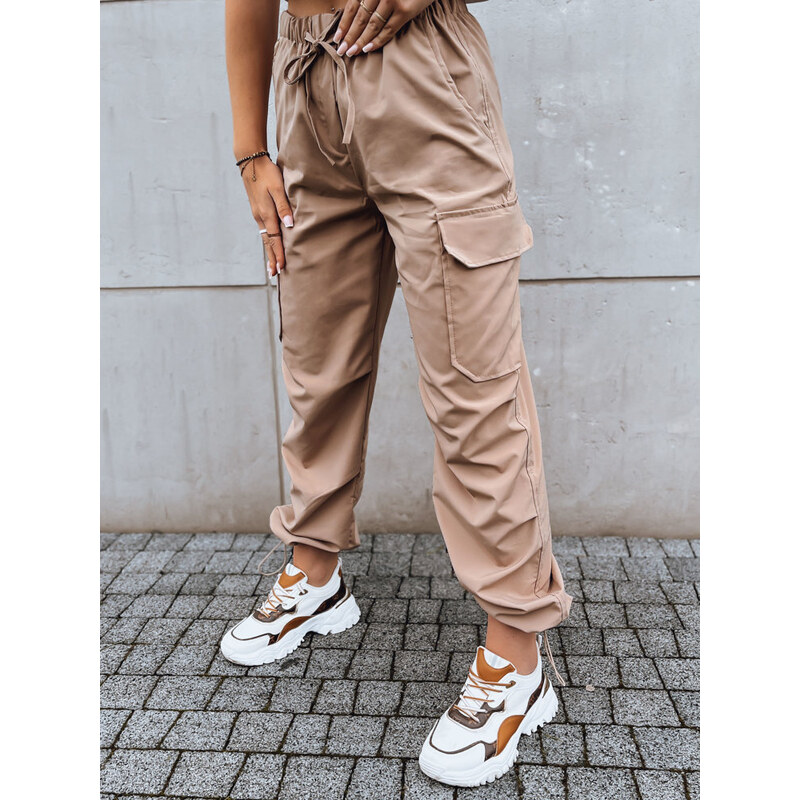 BASIC Béžové cargo nohavice ALBUS UY1678 45763789