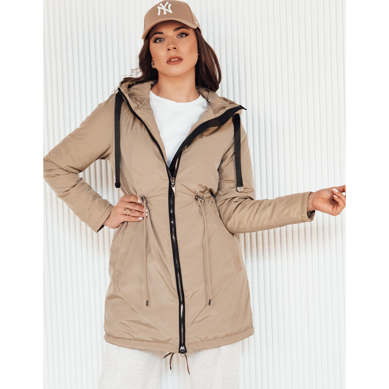 BASIC Tmavobéžová parka VERCHA TY4261 49925887