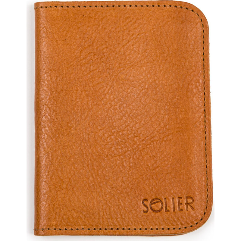SOLIER Karamelovo hnedé kožené púzdro na pas SW01 (SW07A ) 52995811