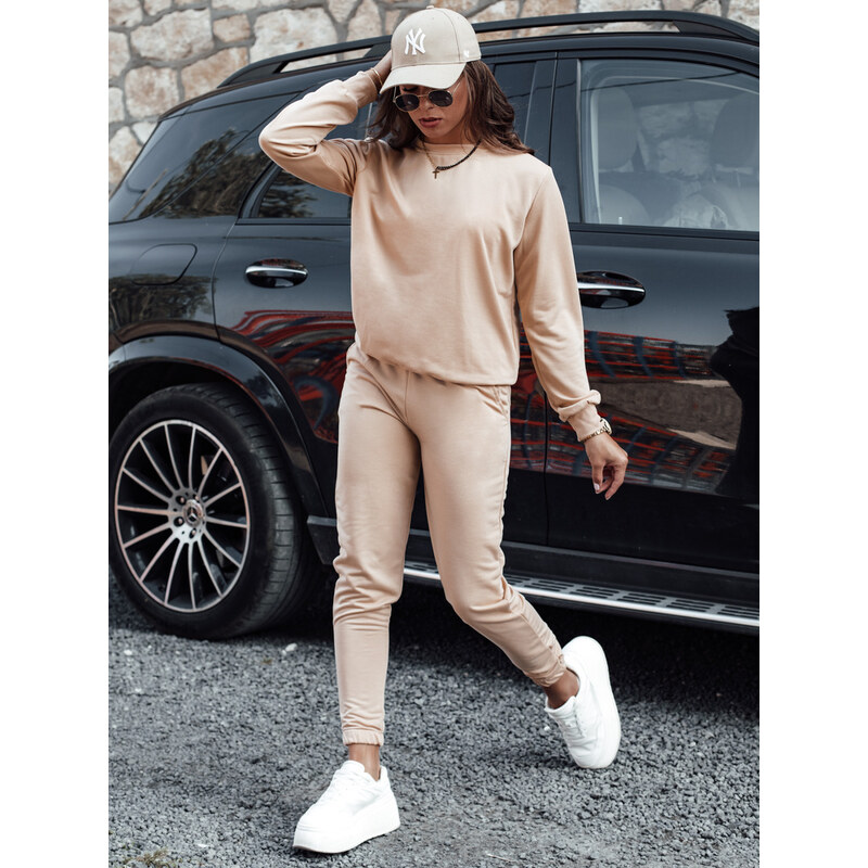 BASIC Béžová dámska tepláková súprava MILIAN AY1107 57275356