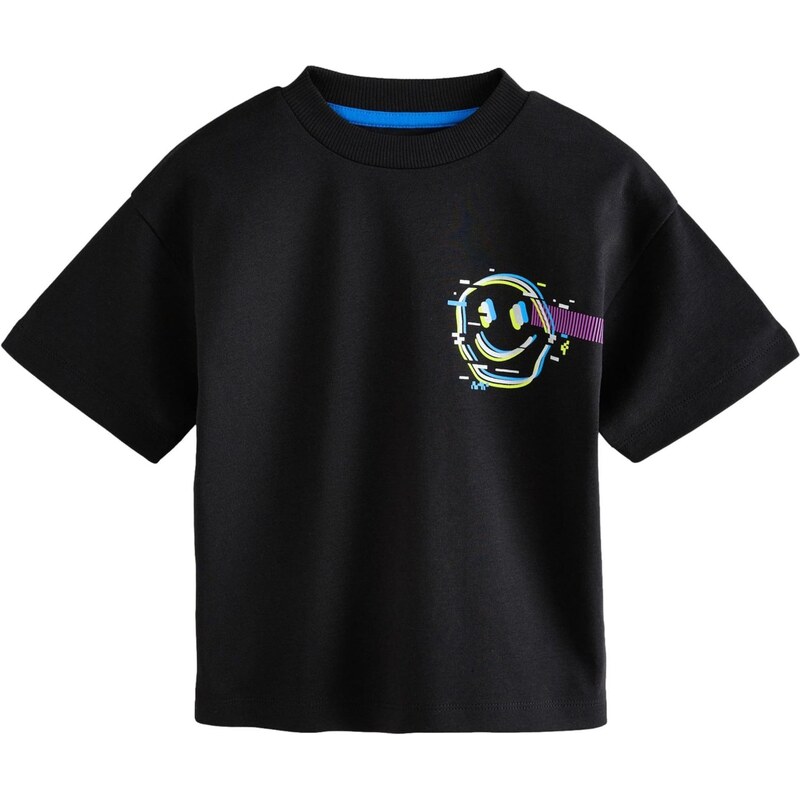 Next Tričko svetlomodrá / svetložltá / tmavofialová / čierna / biela 62529914