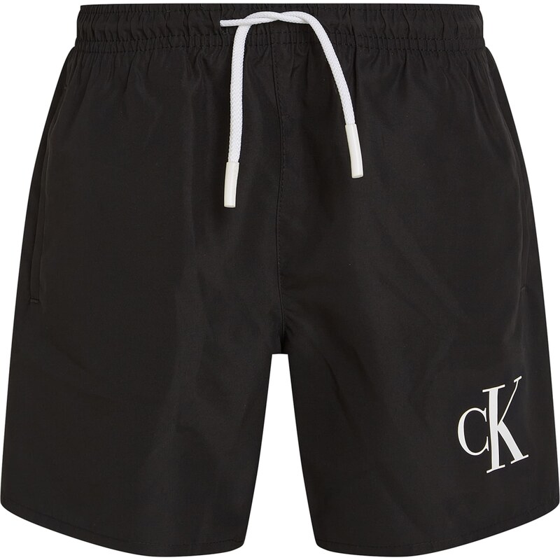 Calvin Klein Swimwear Plavecké šortky čierna / biela 62529959
