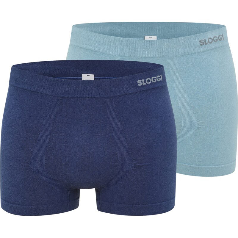 SLOGGI Boxerky GO svetlomodrá / tmavomodrá 62530613