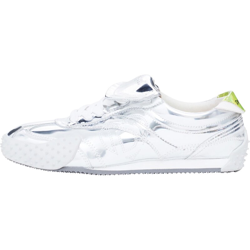 Desigual Nízke tenisky limetová / strieborná 62530712