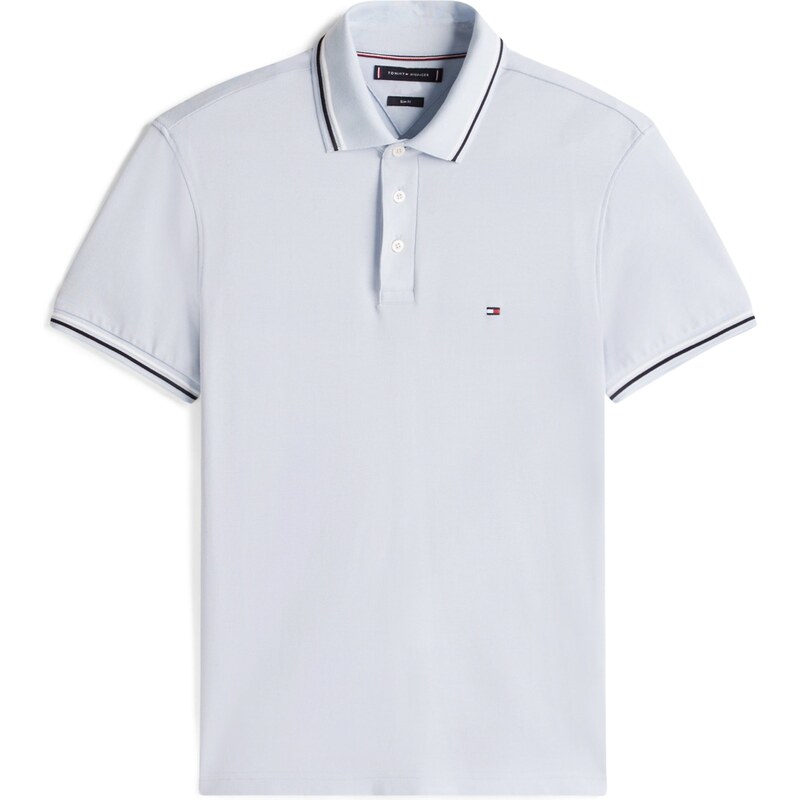 TOMMY HILFIGER Tričko námornícka modrá / pastelovo modrá / biela 65143400