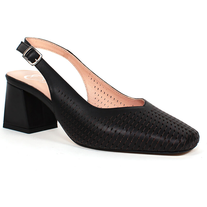 Secretshoes Kožené topánky s otvorenou pätou 62534435